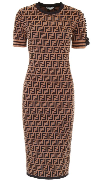 cheap fendi dress|fendi sleeve oversized dress.